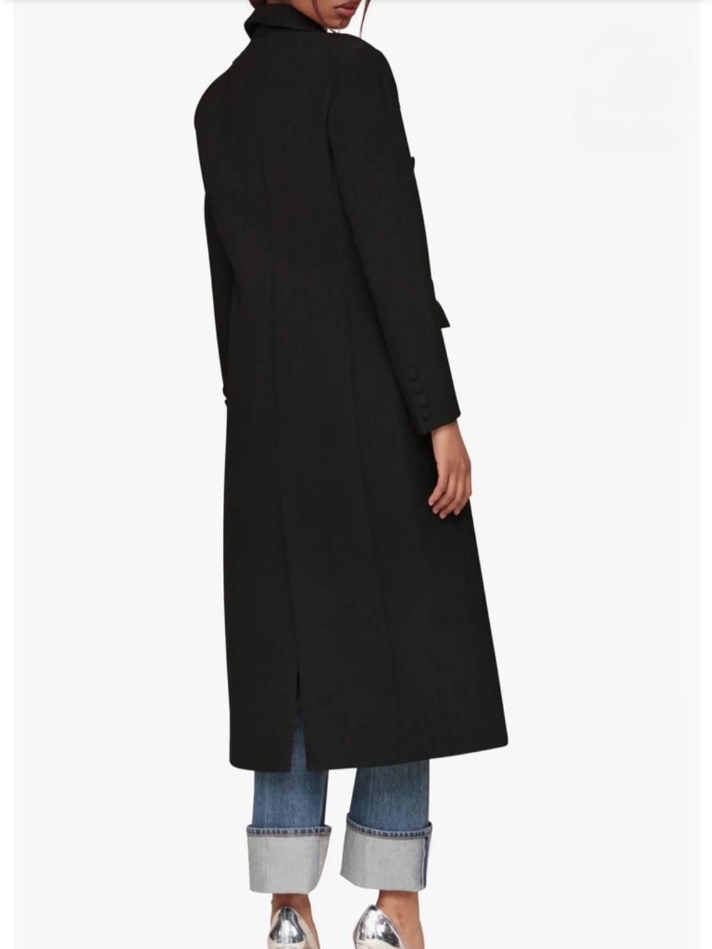 Avec Les Filles Tuxedo Hourglass Tailored Coat - Picture 2 of 16